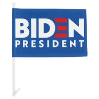 Biden for President Blue & Red Text Slogan, ZSSG Car Flag