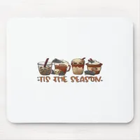 Skeleton Coffee Cups Coffee Lover Mouse Pad