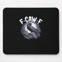 F-Caw-F Minimal Clean Mouse Pad