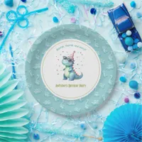 Dino-Mite “Stomp, Chomp & Party” Dinosaur Birthday Paper Plates