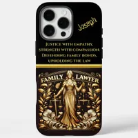 Lady Justice: Elegance in Family Law iPhone 16 Pro Max Case