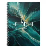 Shades of Blue: Ocean Dreams Personalizable Notebook