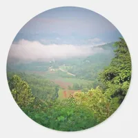 North Georgia Mountains, USA Classic Round Sticker