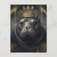 Manatee in a Crown Postcard