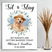 My Parents Are Getting Married Pet Wedding Poster
