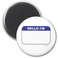 Promotional Custom Name Tag Magnet