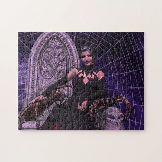 Black Widow Jigsaw Puzzle