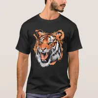 Roaring Tiger Portrait T-Shirt