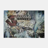 Colorado Rocky Mountains River Crystal Mill Doormat