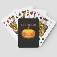 Trumpkin Jack-O-Lantern Classic Poker Cards
