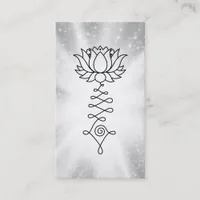 *~*  Lotus Sparkle Rays Reiki Energy Healing Business Card
