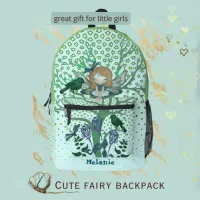 Cute Fairy Printed Backpack