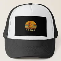 F-Caw-F Chicken Essential Vintage Graphic Trucker Hat