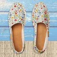 Wildflower Floral Patterned Summer Espadrilles