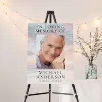 In Loving Memory Sunset Memorial  Foam Board