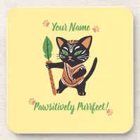 Custom Cat Lover Coaster - Cute & Personalized