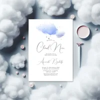 Dreamy Cloud Nine Bridal Shower Invitation