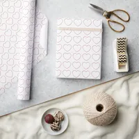 Gift Wrap - Wire Frame Hearts