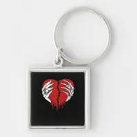 Skeleton Hands Hearts Classic Trending Style Keychain