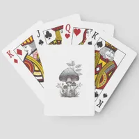 Cottagecore Mushroom Goblincore Aesthetic  Mushroo Poker Cards