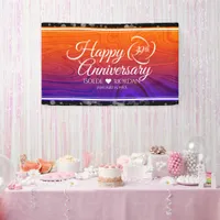 Elegant 39th Agate Wedding Anniversary Banner