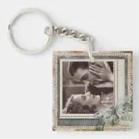 Love Quote  Vintage Couple KeyChain