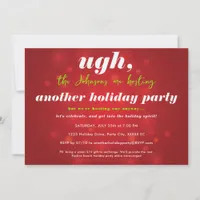 Funny Christmas In July Holiday Party Invitation