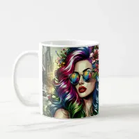 Beautiful Woman in the City  Coffee Mug