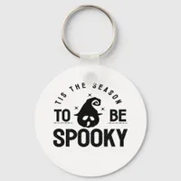 Tis The Season To Be Spooky Halloween Day Keychain