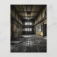 Inside an Abandoned Station  Postcard