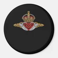 Skeleton Claddagh Color Magnet