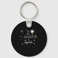 Christmas Tis The Season To Sparkle  Keychain