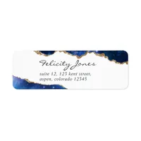 Galaxy Agate Stone Label