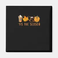 Tis The Season Nurse Pumpkin Spice Fall Leaves Aut Magnet
