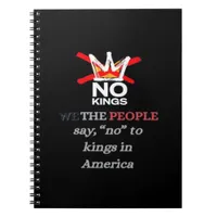 No Kings We the People Freedom Classic Style Notebook
