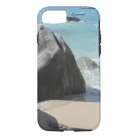 Scenic Beach at The Baths on Virgin Gorda, BVI iPhone 8/7 Case