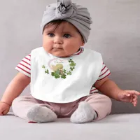 Shamrock Girl Baby Bib