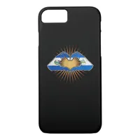 El Salvador And Nicaragua Heart Hands Minimal iPhone 8/7 Case
