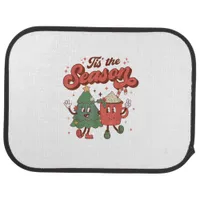 Tis The Season Retro Christmas 70s 80s Vintage Gro Car Floor Mat