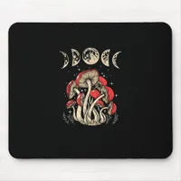 Cottagecore Mushrooms Academia Goblincore Aestheti Mouse Pad