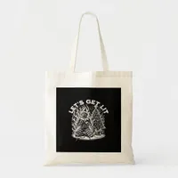 Let's Get Lit Christmas Christmas Celebration Tote Bag