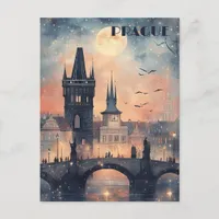 Prague Czechia Travel Postcard