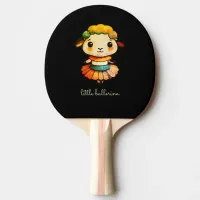 Little Cute Ballerina Sheep Ping Pong Paddle