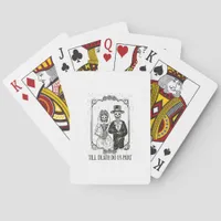 Till Death Do Us Part Skeleton Wedding Couple – Poker Cards
