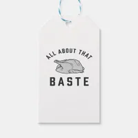 All About That Baste Funny Retro Style Gift Tags