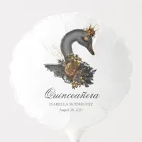 Black Swan Quinceañera Balloon