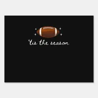 Tis The Season Football  - Retro Football Game Day Sign