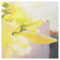 *~* Flower AP10 Yellow Peach Watercolor Flower Gallery Wrap