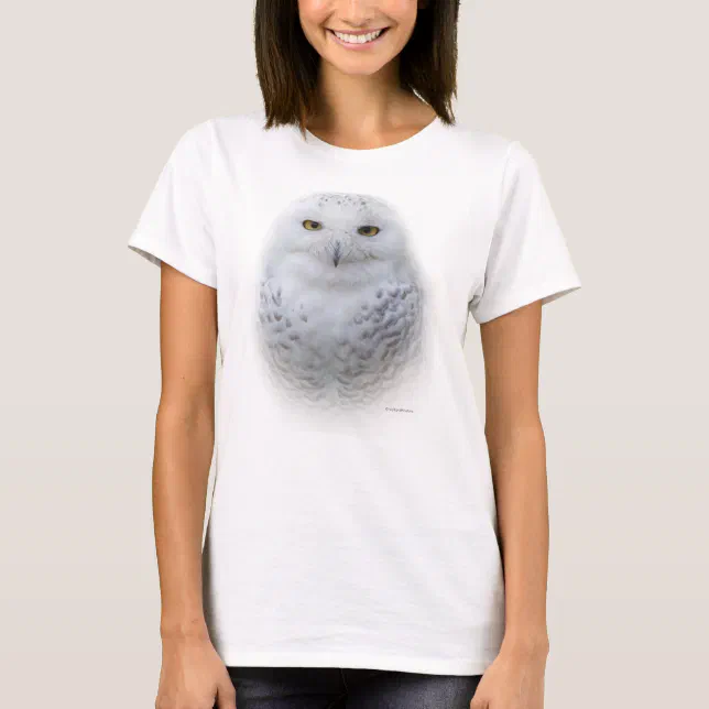 Beautiful, Dreamy and Serene Snowy Owl T-Shirt