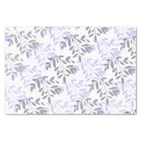 Modern abstract floral botanical leaf tissue paper